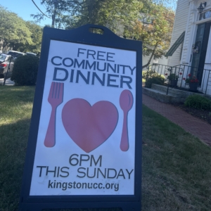 Free Community Dinner 6PM This Sunday